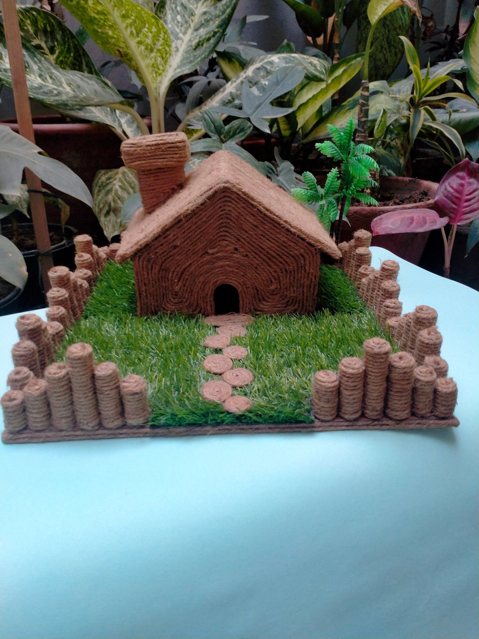 Jute thread house 
