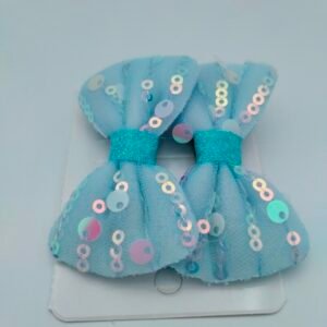 Blue Baby's Hair Bow
