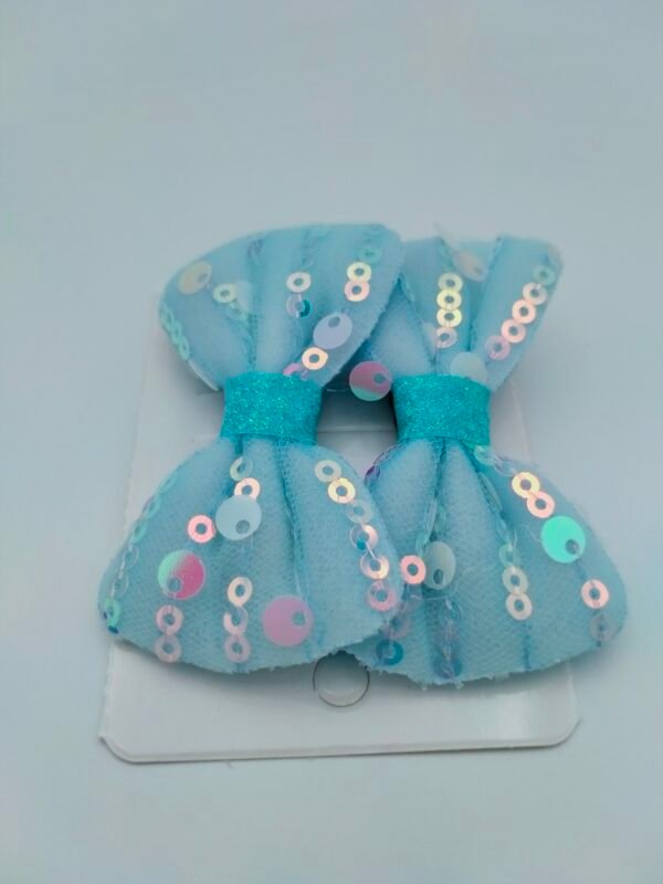 Blue Baby's Hair Bow